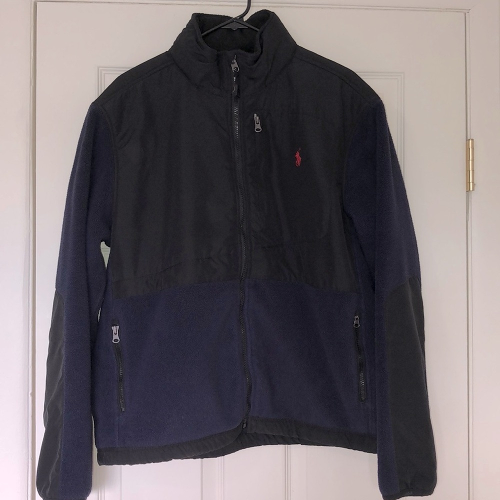 Polo by Ralph Lauren L navy/black fleece jacket